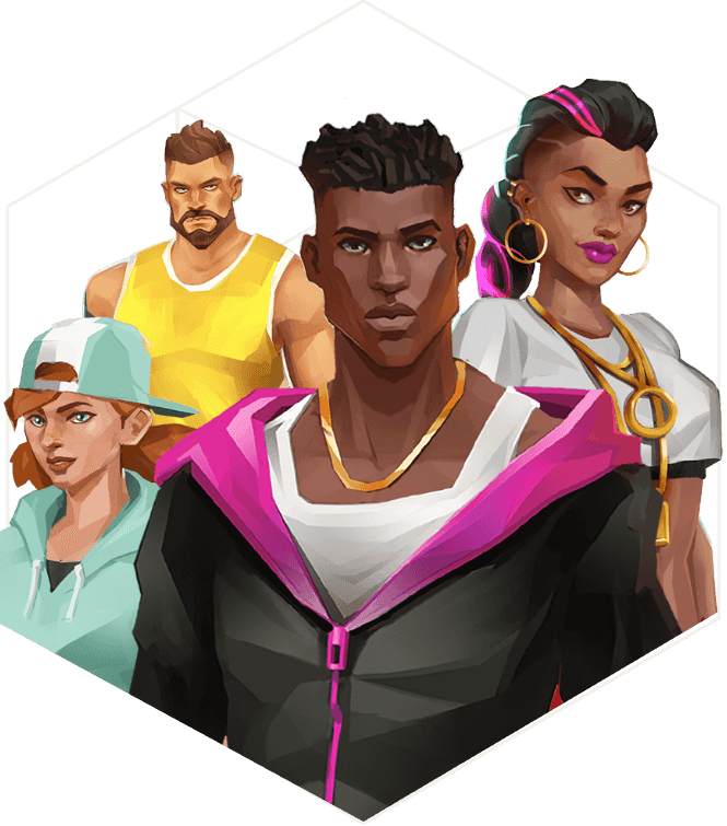 Run the court basketball characters